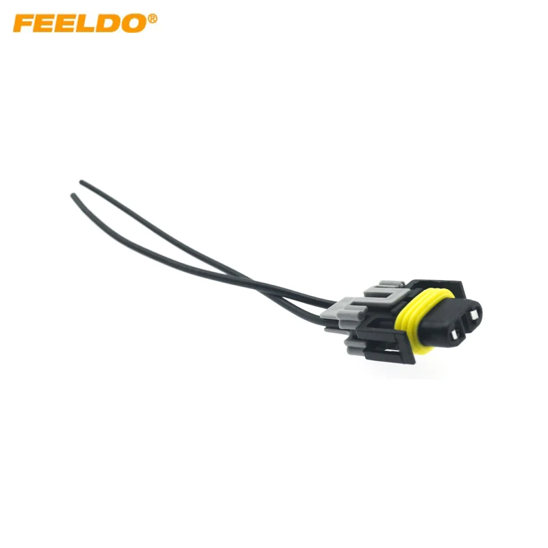 FEELDO Auto H11 Female Socket Plug Wiring Harness Adapter Car Wire Connector Cable For HID LED Headlight Fog Lights Lamp Bulb
FEELDO Auto H11 Female Socket Plug Wiring Harness Adapter Car Wire Connector Cable For HID LED Headlight Fog Lights Lamp Bulb