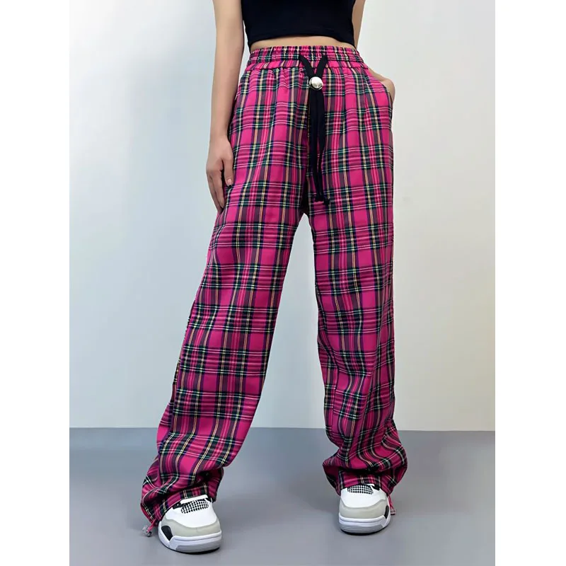 HOUZHOU Harajuku Y2k розовые клетчатые брюки для женщин Хиппи оверсайз корейские модные джоггеры спортивные брюки уличная одежда винтажные повседневные брюки
HOUZHOU Harajuku Y2k розовые клетчатые брюки для женщин Хиппи оверсайз корейские модные джоггеры спортивные брюки уличная одежда винтажные повседневные брюки