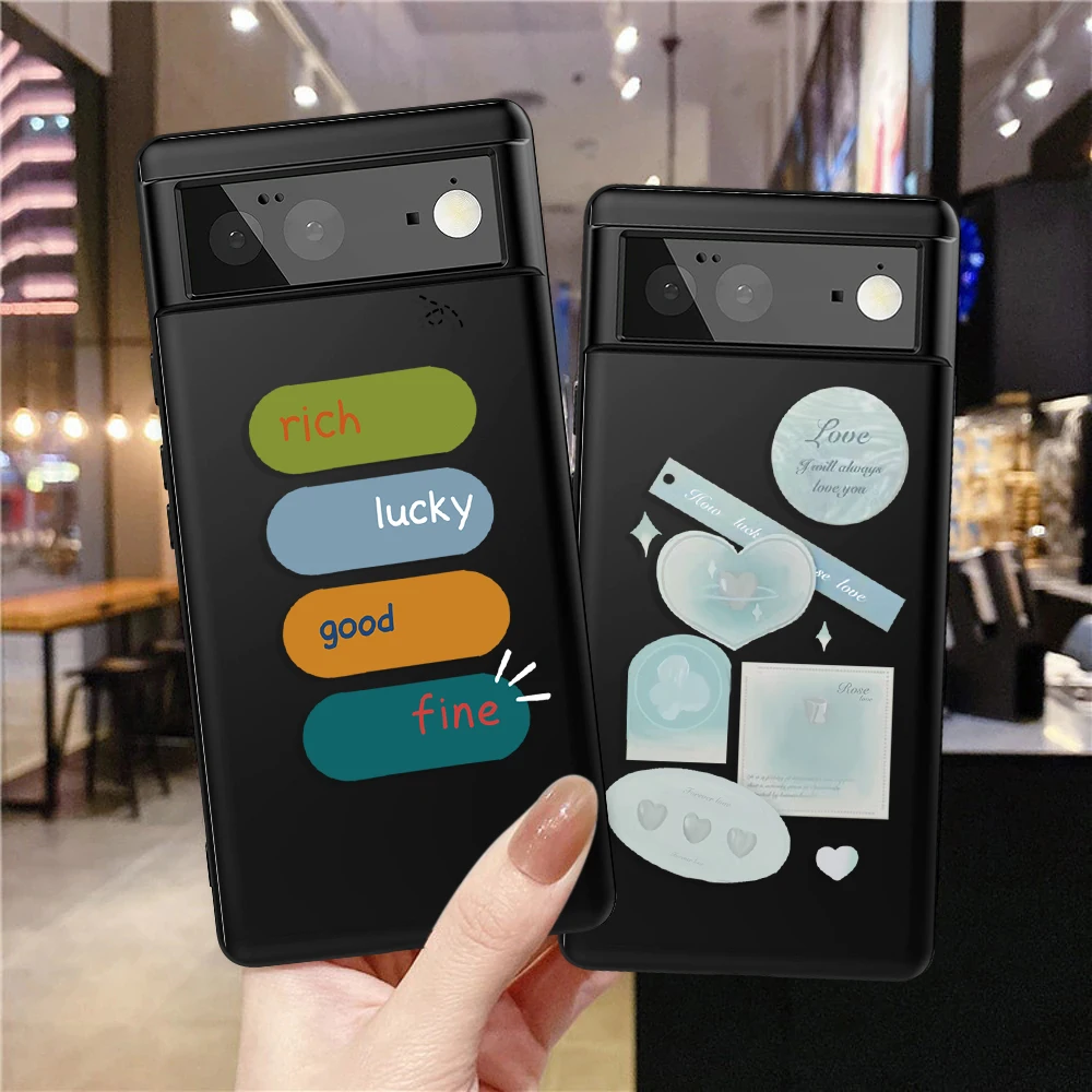 Creative Text Labels Case for Google Pixel 7Pro 7 6a 6 6Pro 5 5a 5G 4XL 4 2 3XL 2XL 3 3a 3aXL 4a Soft Silicone Cover Capinha
Creative Text Labels Case for Google Pixel 7Pro 7 6a 6 6Pro 5 5a 5G 4XL 4 2 3XL 2XL 3 3a 3aXL 4a Soft Silicone Cover Capinha
