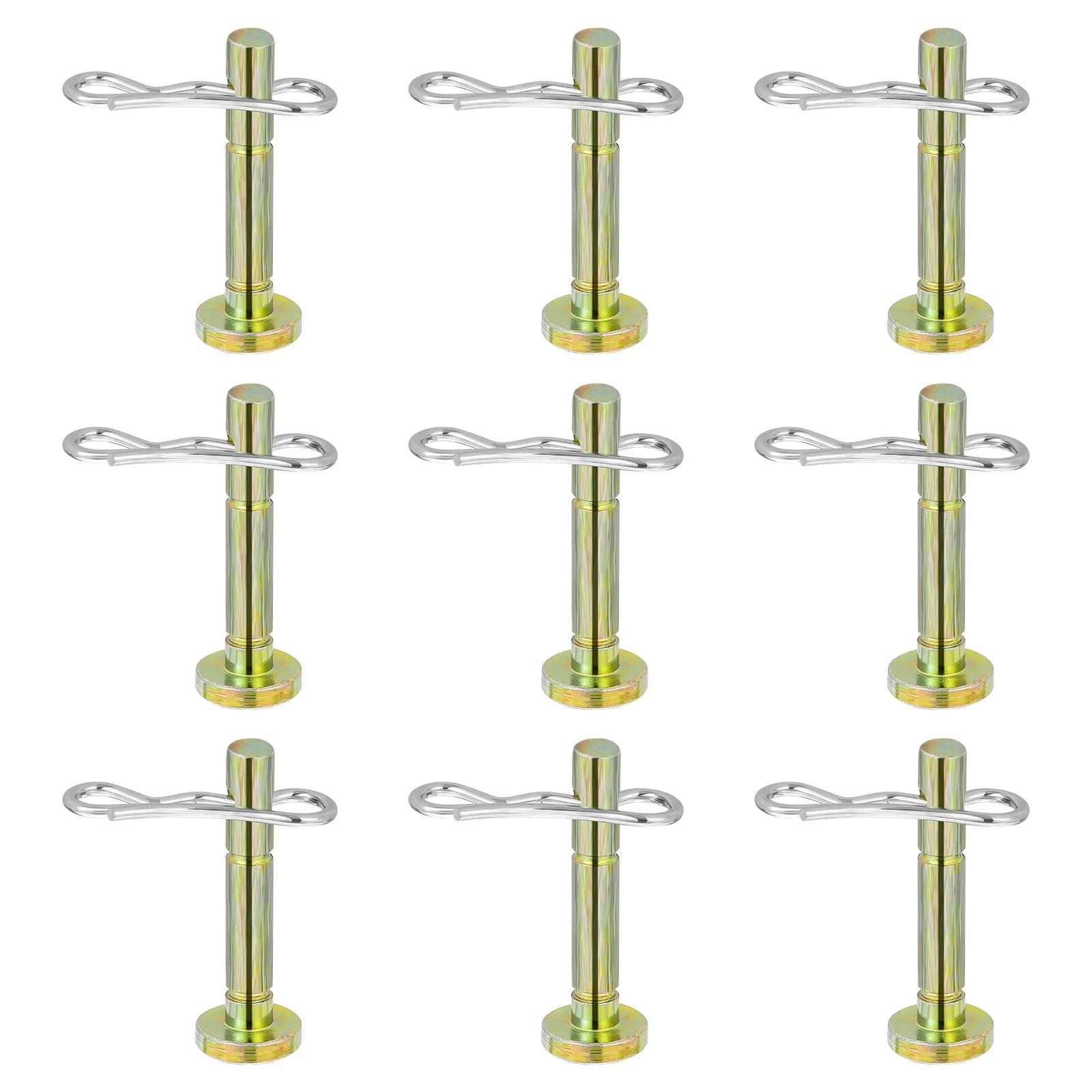 10 Sets Shear Pin Kits Hard Metal Durable Shear & Cotter Shear Pin Sets for Snowplow Snow Blower
10 Sets Shear Pin Kits Hard Metal Durable Shear & Cotter Shear Pin Sets for Snowplow Snow Blower