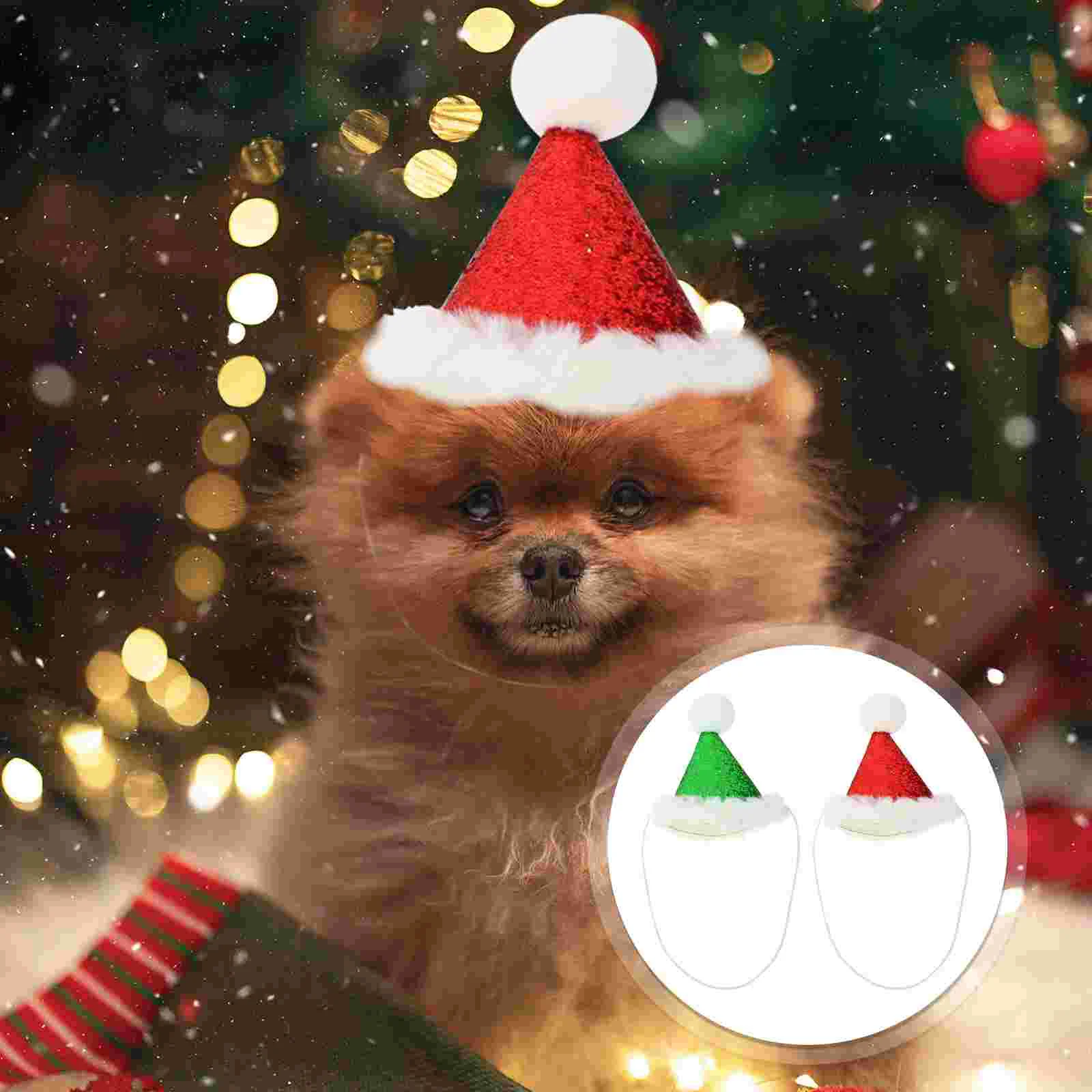 Pet Christmas Hat Dog Headpiece Cap Puppy Santa Costumedress Party Winter Kitten Holiday Outfit Clothesplush Supplies 
Pet Christmas Hat Dog Headpiece Cap Puppy Santa Costumedress Party Winter Kitten Holiday Outfit Clothesplush Supplies