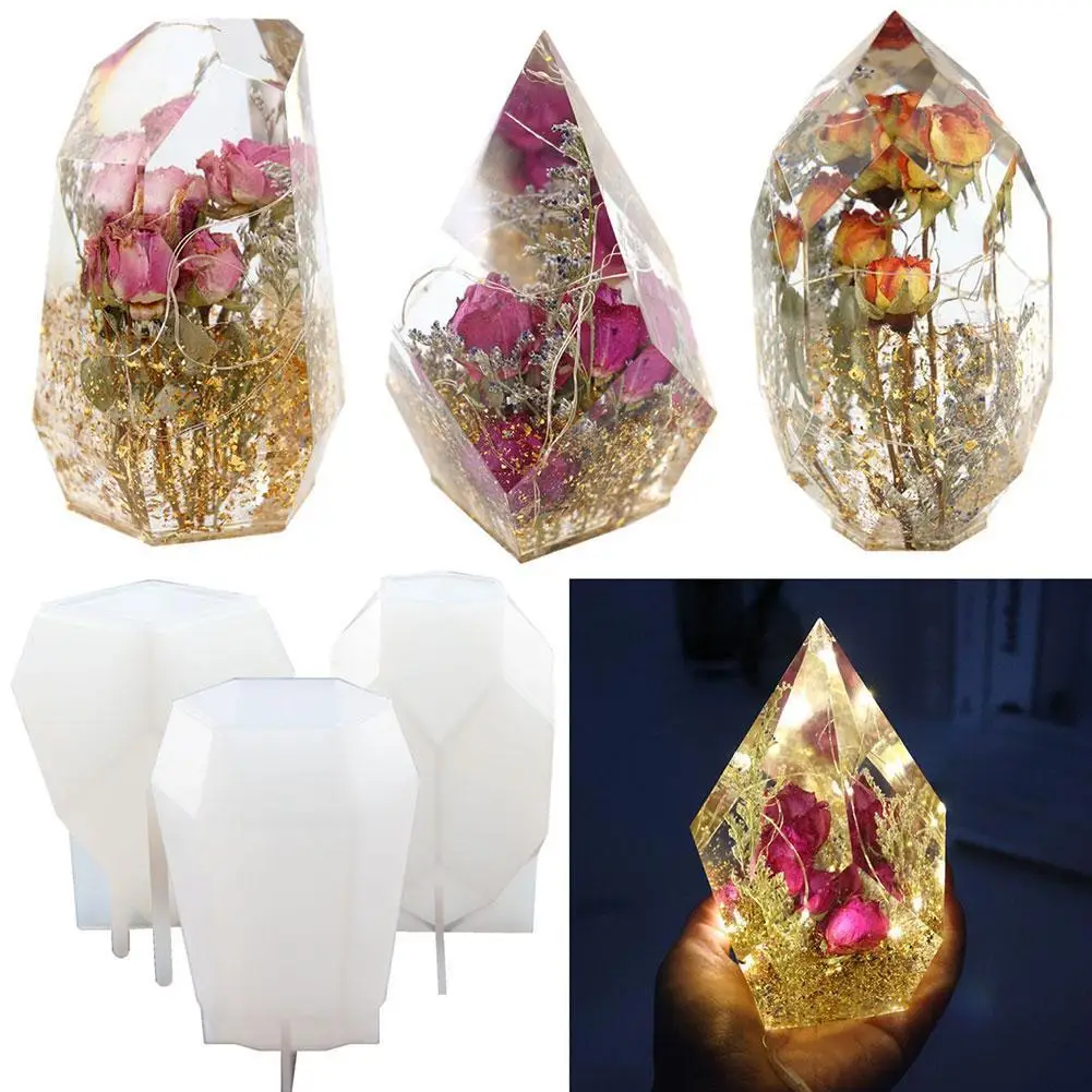 DIY Crystal Epoxy Resin Mold Six Sides Theme Cylindrical Cone Candle Pendulum Decorative Jewelry Silicone Mold
DIY Crystal Epoxy Resin Mold Six Sides Theme Cylindrical Cone Candle Pendulum Decorative Jewelry Silicone Mold