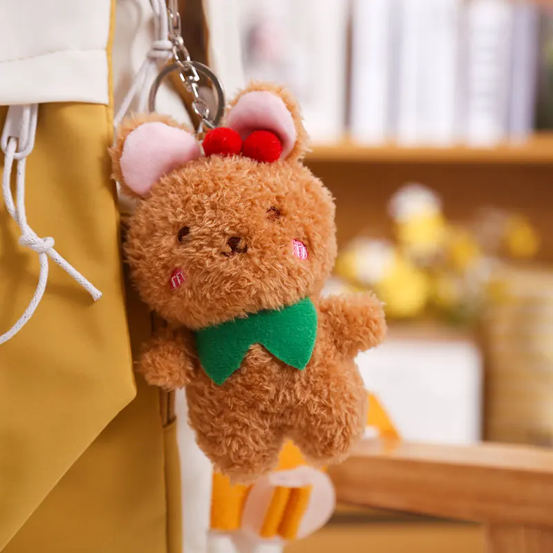 Long Eared Rabbit Plush Doll Key Chain Pendant Creative Cherry Bear Chain Key Ring Bag Pendant Kawaii Keychain Plush
Long Eared Rabbit Plush Doll Key Chain Pendant Creative Cherry Bear Chain Key Ring Bag Pendant Kawaii Keychain Plush