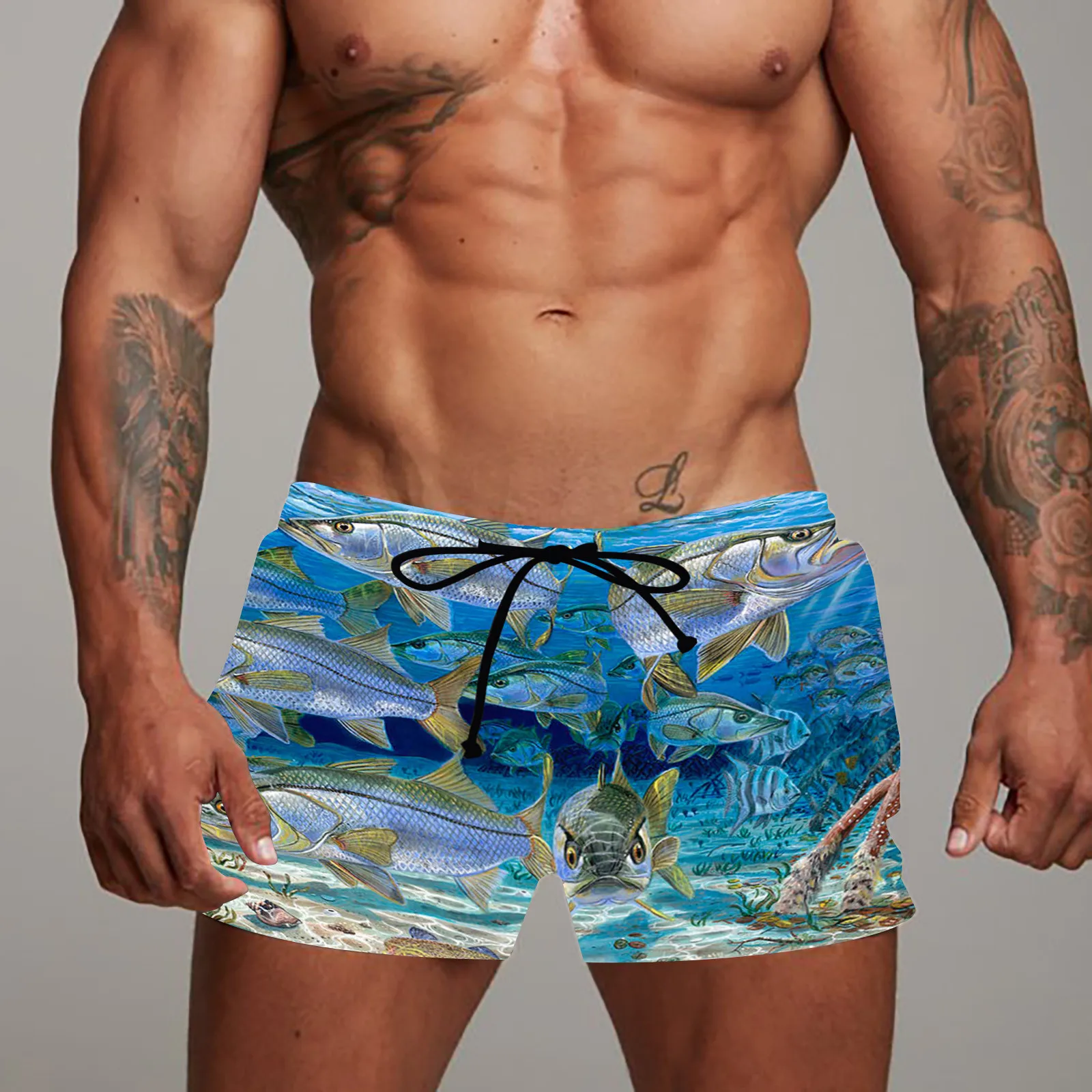 Casual Printing Shorts Low Waist Trunks Lace Up Summer Breathable Thin Hawaiian Men's Shorts Vacation Pantalones Cortos 2023
Casual Printing Shorts Low Waist Trunks Lace Up Summer Breathable Thin Hawaiian Men's Shorts Vacation Pantalones Cortos 2023