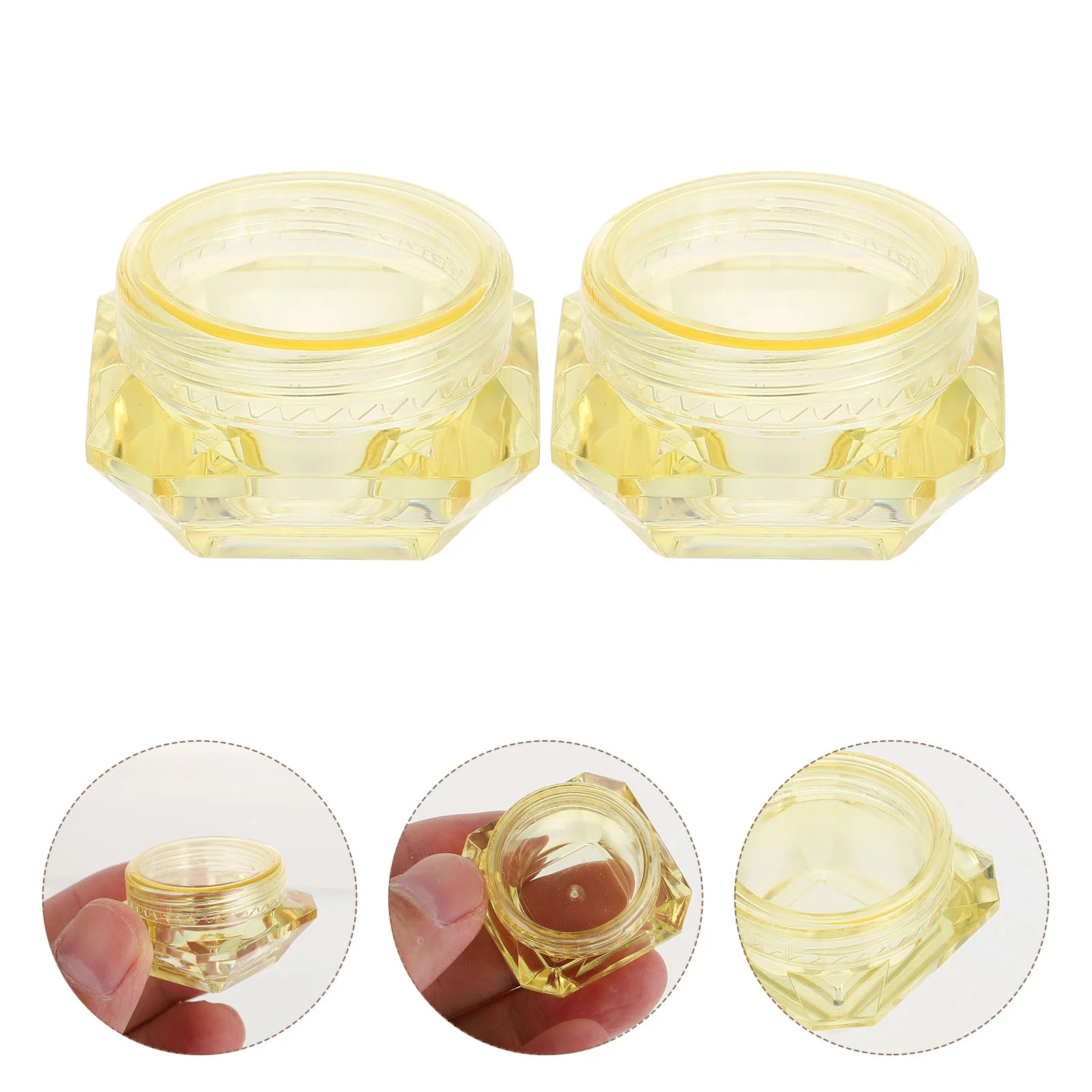 Cream Jars Empty Cosmetic Containers Sample Container Jar Makeup Travel Storage Box Eye Powder Pot Lipstick Lip Bottle Contai
Cream Jars Empty Cosmetic Containers Sample Container Jar Makeup Travel Storage Box Eye Powder Pot Lipstick Lip Bottle Contai