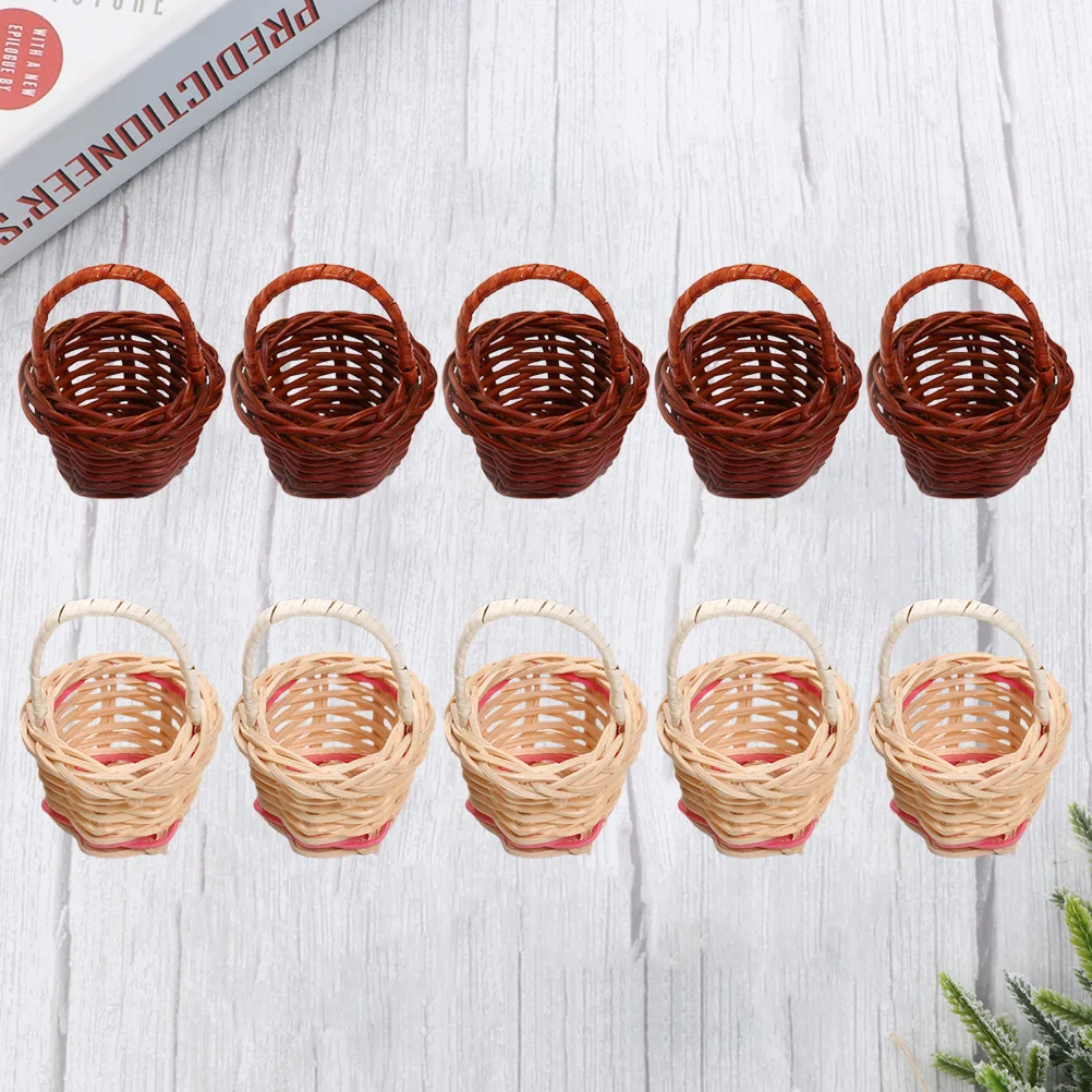 Basket Mini Baskets Flower Woven Miniaturerattan Wickertiny Picnic Decor Willowtoy Easterstorage Handle Fruit Ornament Rustic
Basket Mini Baskets Flower Woven Miniaturerattan Wickertiny Picnic Decor Willowtoy Easterstorage Handle Fruit Ornament Rustic