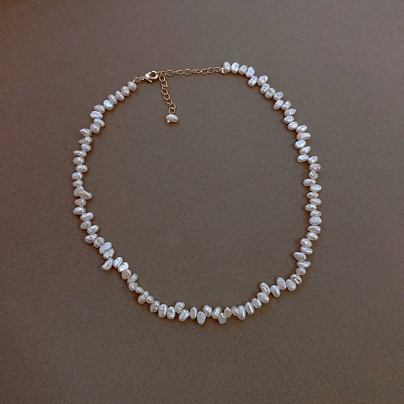 Korean hot selling fashion jewelry natural irregular freshwater pearl necklace elegant student women daily clavicle necklace
Korean hot selling fashion jewelry natural irregular freshwater pearl necklace elegant student women daily clavicle necklace