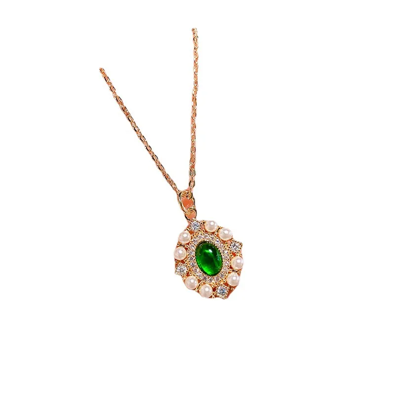 2022 Necklace For Women Multi-Country Free Shipping Items 18K Gold Plated Emerald Zircon Vintage Korean Fashion Accessories
2022 Necklace For Women Multi-Country Free Shipping Items 18K Gold Plated Emerald Zircon Vintage Korean Fashion Accessories