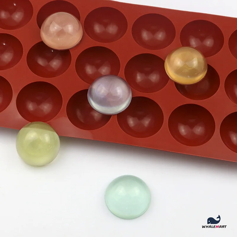 18 Hole Small Semicircle Biscuit Chocolate Candy Silicone Mold Cake Baking Mold Handmade Soap Mold
18 Hole Small Semicircle Biscuit Chocolate Candy Silicone Mold Cake Baking Mold Handmade Soap Mold
