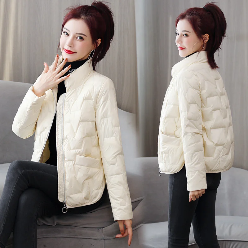 jacket women's autumn and Down winter 2023 new short stand collar warm white duck down bread suit warm and comfortable
jacket women's autumn and Down winter 2023 new short stand collar warm white duck down bread suit warm and comfortable