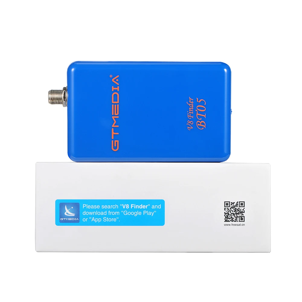 Новый спутниковый ресивер GTmedia V8 Finder BT05 1080p с поддержкой Bluetooth и литиевой батареей для систем Android и IOS.