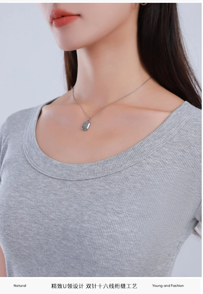 Short-sleeved t-shirt summer new cotton undershirt solid color comfortable breathable jacket gray22
Short-sleeved t-shirt summer new cotton undershirt solid color comfortable breathable jacket gray22