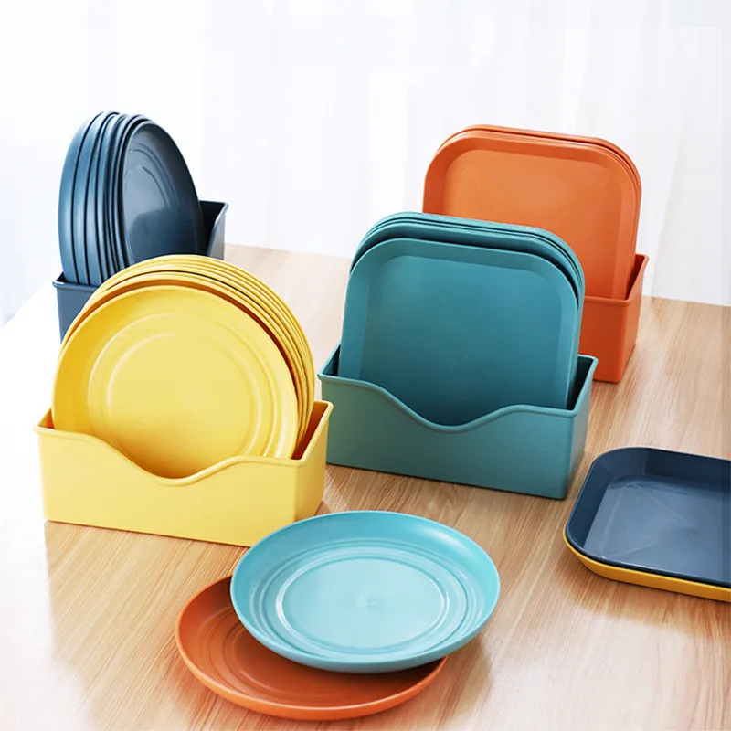 8pcs Wheat Straw Tableware Reusable Round Square Snack Platter Seasoning Solid Soybean Dish Snack Small Plate Kitchen Supplies
8pcs Wheat Straw Tableware Reusable Round Square Snack Platter Seasoning Solid Soybean Dish Snack Small Plate Kitchen Supplies