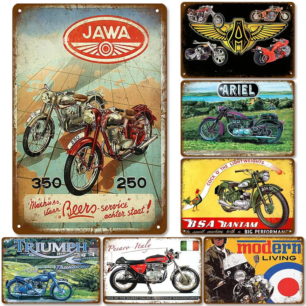 Vintage Style Metal Tin Sign Motorcycle Retro Car Posters Metal Wall Art Bar Wall Stickers For Pub Bar Home Wall Decor
Vintage Style Metal Tin Sign Motorcycle Retro Car Posters Metal Wall Art Bar Wall Stickers For Pub Bar Home Wall Decor