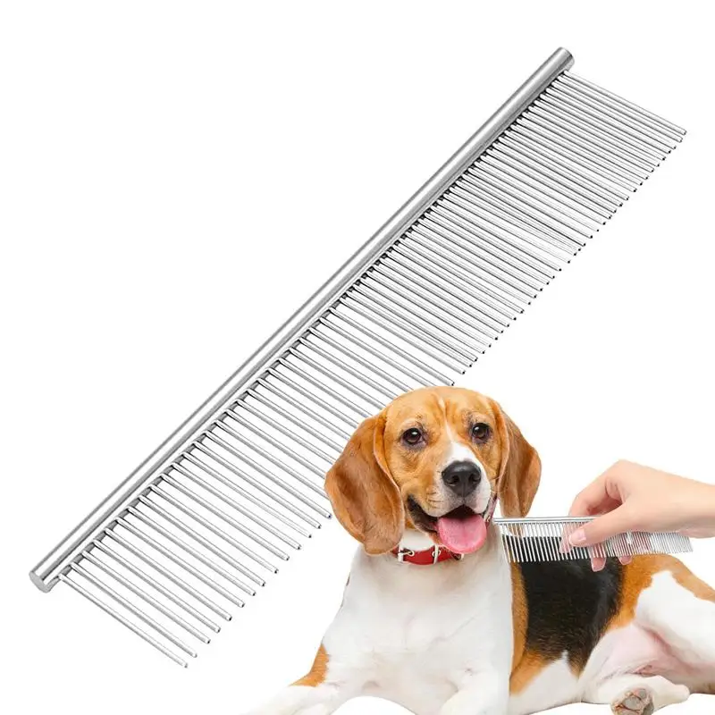 Pet Undercoat Removal Comb | Cat Grooming Comb for Long Haired Pets | Stainless Steel Tooth Pet Knots Removing Comb for Cat Dog
Pet Undercoat Removal Comb | Cat Grooming Comb for Long Haired Pets | Stainless Steel Tooth Pet Knots Removing Comb for Cat Dog