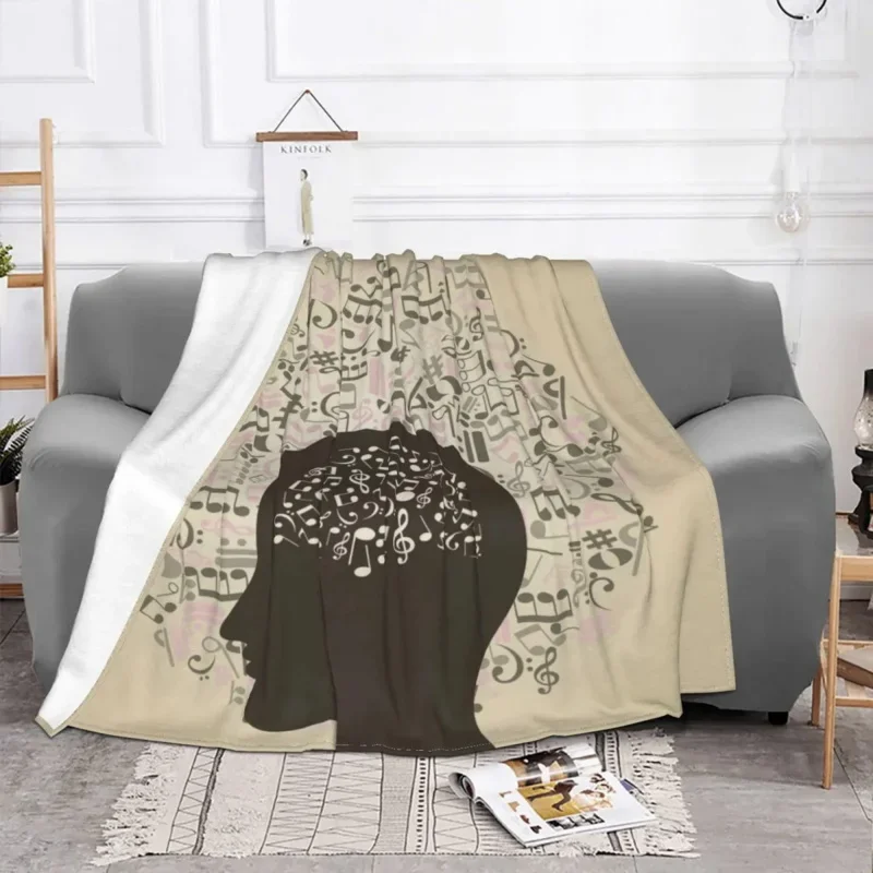 

Susan Davis On Hukommelse Music And The Brain Musical Note Velvet Autumn Portable Throw Blanket For Sofa Car Rug Piece