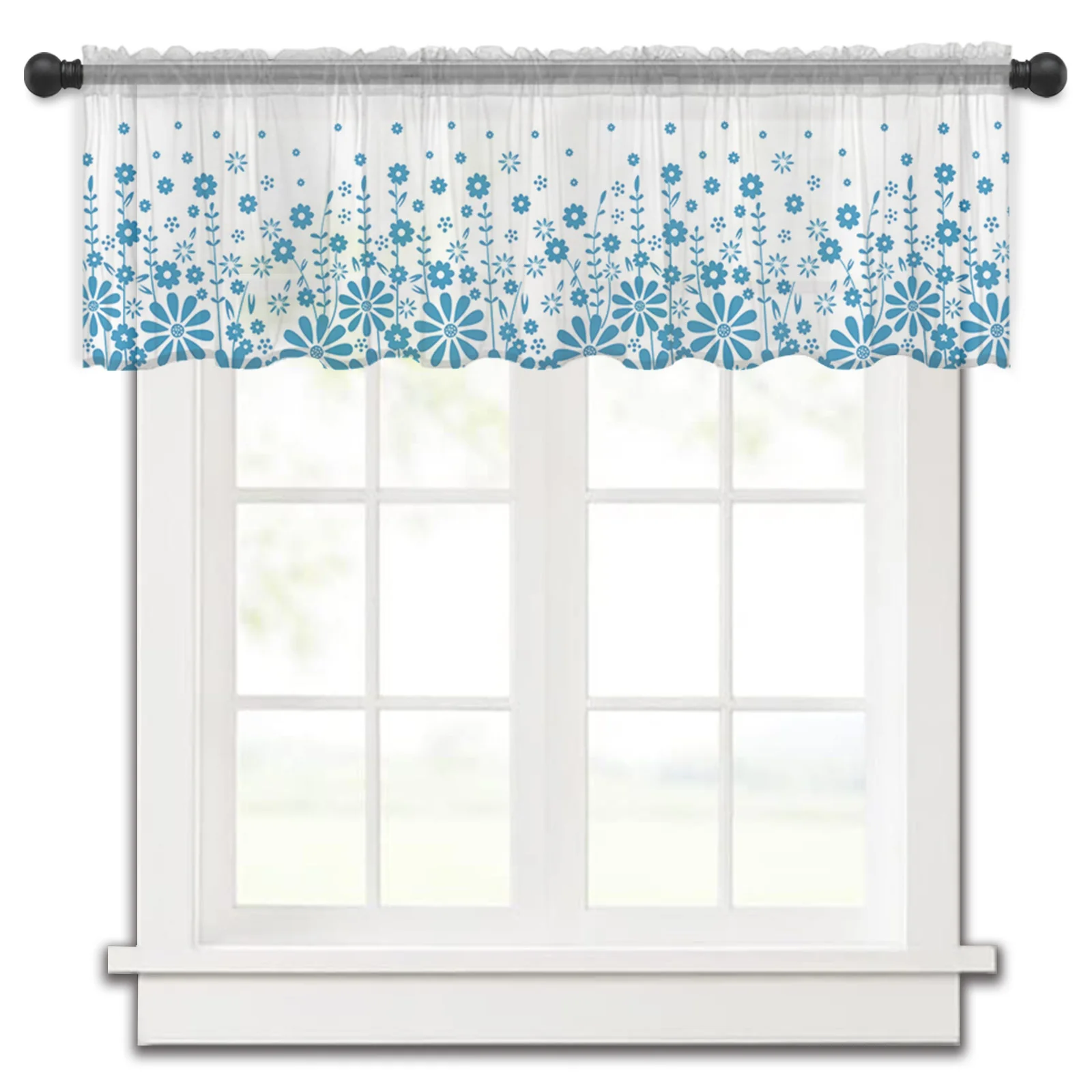 Plant Flower Gauze Summer Kitchen Small Window Curtain Tulle Sheer Short Curtain Bedroom Living Room Home Decor Voile Drapes
Plant Flower Gauze Summer Kitchen Small Window Curtain Tulle Sheer Short Curtain Bedroom Living Room Home Decor Voile Drapes