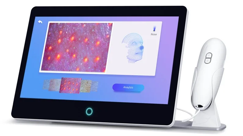 Newest Portable analizador de piel skin analyser skin tester analyzer facial machine 2021
Newest Portable analizador de piel skin analyser skin tester analyzer facial machine 2021