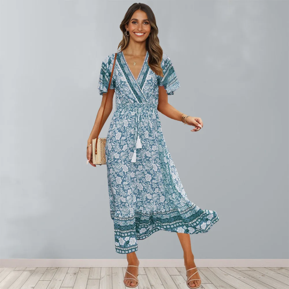Dress Floral Vintage Pattern National Characteristics Dress for Women Chinese Style Classic Elegant Tassel Pendant Wedding Gift
Dress Floral Vintage Pattern National Characteristics Dress for Women Chinese Style Classic Elegant Tassel Pendant Wedding Gift