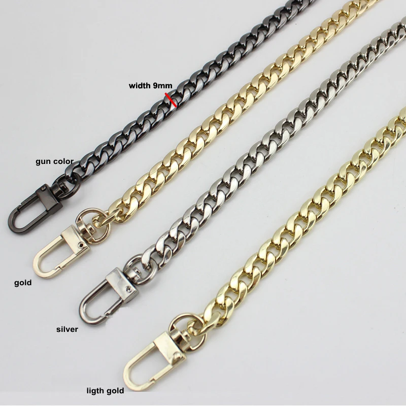 1 Piece High Grade 120cm 130cm 9mm Width DIY bag strap chain purse handle purse metal strap chain strap replaced
1 Piece High Grade 120cm 130cm 9mm Width DIY bag strap chain purse handle purse metal strap chain strap replaced