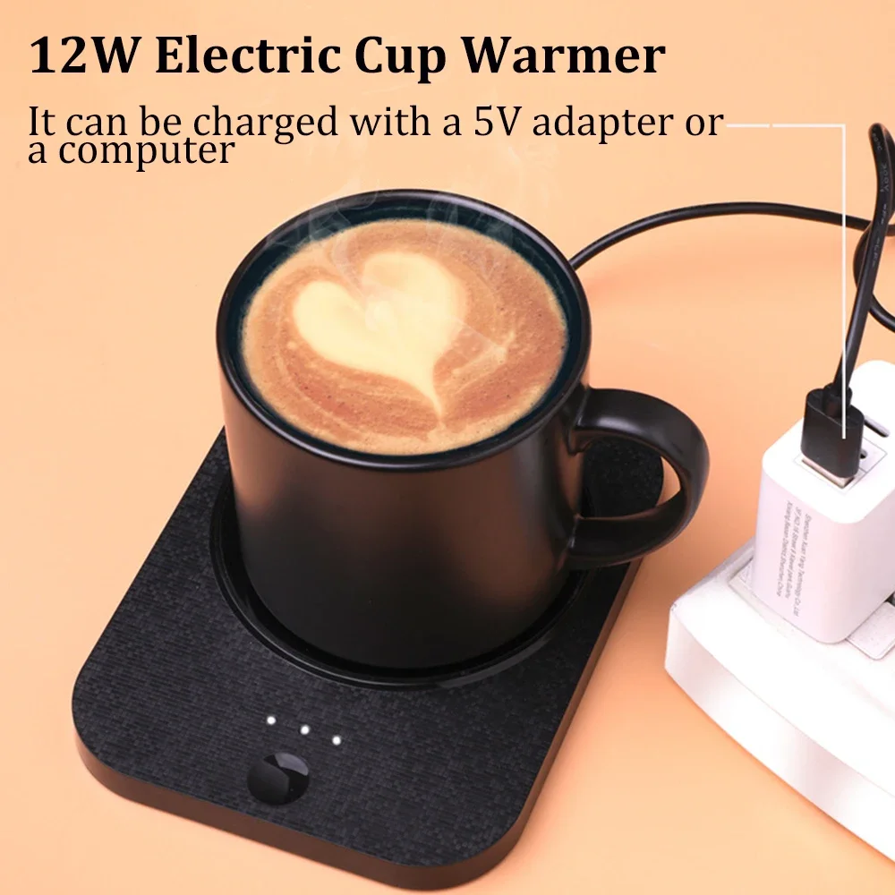 Mini Portable USB Cup Warmer 3 Gear Coffee Mug Heating Coaster Smart Thermostatic Hot Plate Milk Tea Water Heating Pad Heater
Mini Portable USB Cup Warmer 3 Gear Coffee Mug Heating Coaster Smart Thermostatic Hot Plate Milk Tea Water Heating Pad Heater