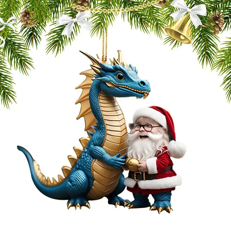 Christmas Tree Charm 2D Acrylic Realistic Christmas Dragon Keychain Charm Pendant Car Accessories For SUV RV Travel Camper Door
Christmas Tree Charm 2D Acrylic Realistic Christmas Dragon Keychain Charm Pendant Car Accessories For SUV RV Travel Camper Door