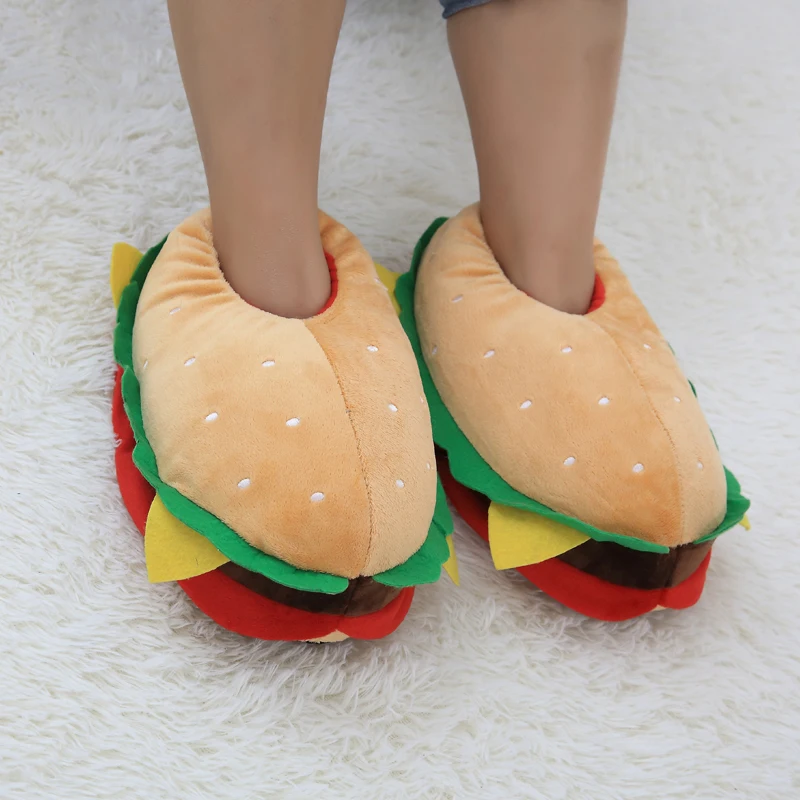 Winter New Christmas Gift Lovely Indoor Home Slippers Soft Warm Cotton Floor Child Slippers Women Novel Cute Hamburger Shoes
Winter New Christmas Gift Lovely Indoor Home Slippers Soft Warm Cotton Floor Child Slippers Women Novel Cute Hamburger Shoes