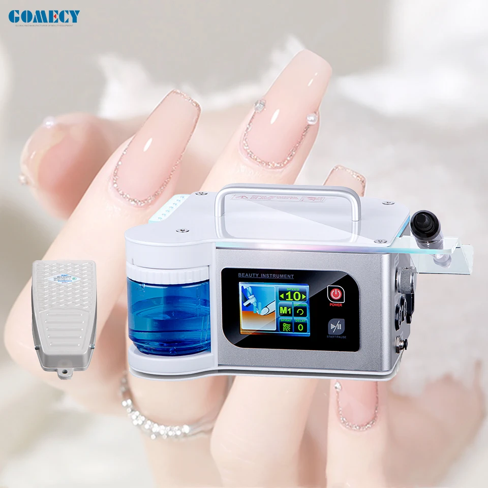 GOMECY electric manicure pedicure nail drill water pedicure drill spa nail polisher 40000 RPM pedicure device
GOMECY electric manicure pedicure nail drill water pedicure drill spa nail polisher 40000 RPM pedicure device
