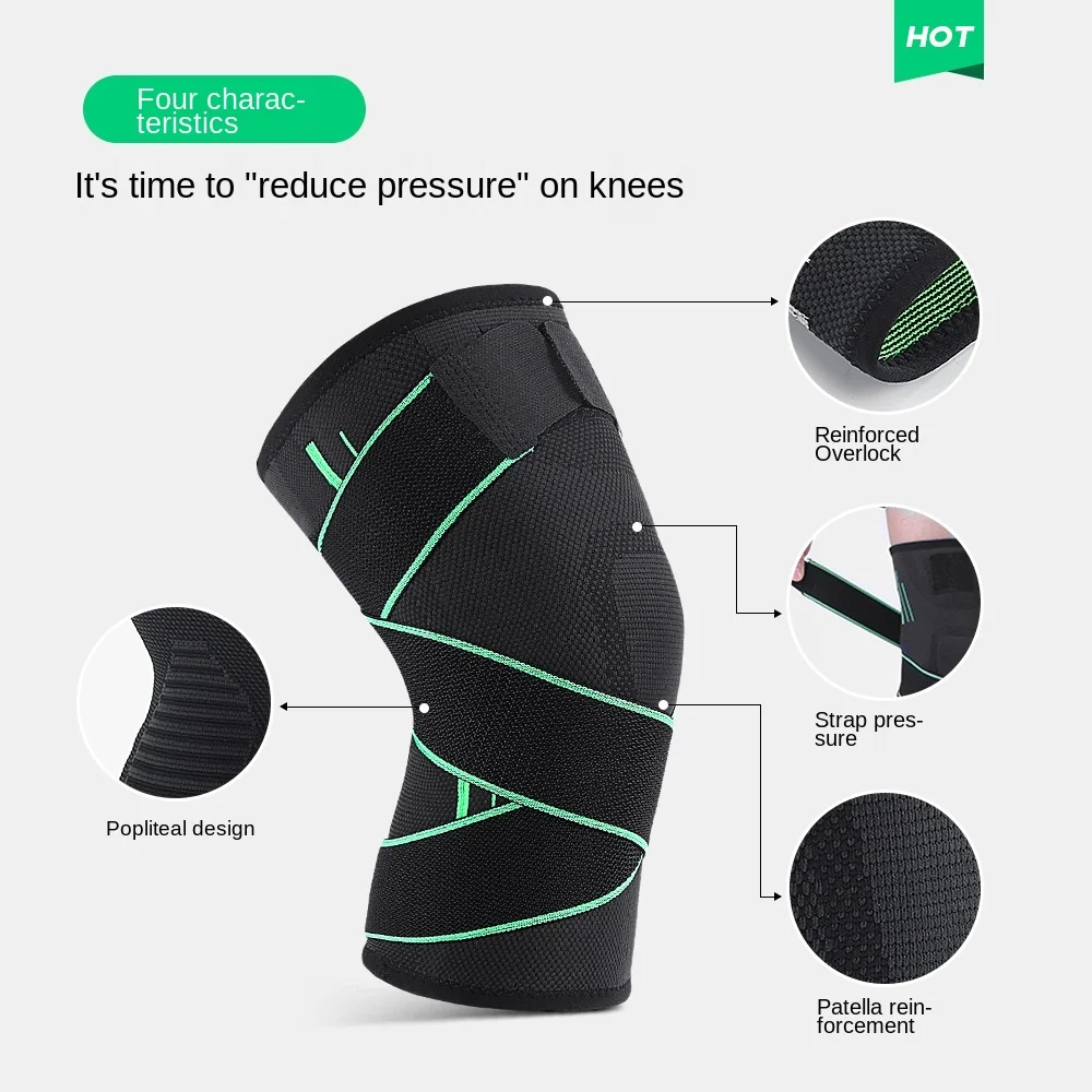 Outdoor running sports knee pads basketball compression protection knee stretch fitness cycling protective gear wholesale
Outdoor running sports knee pads basketball compression protection knee stretch fitness cycling protective gear wholesale