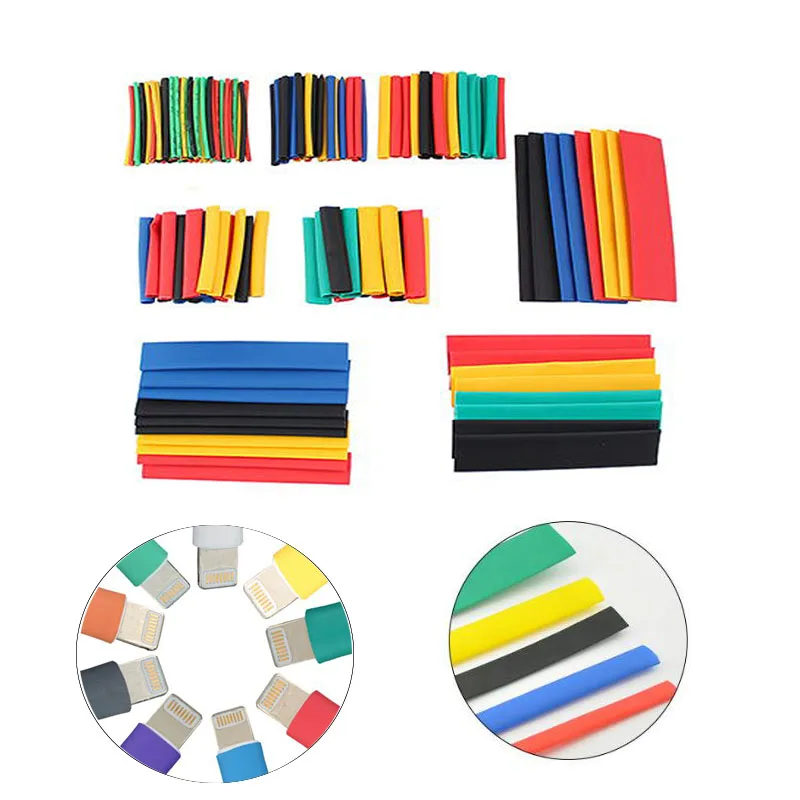 50-500pcs Thermoretractile Tube, Heat Shrink for Cables Shrink Tube 2:1 Heat Shrink Tubing Terminals Insulation Electronics Kit
50-500pcs Thermoretractile Tube, Heat Shrink for Cables Shrink Tube 2:1 Heat Shrink Tubing Terminals Insulation Electronics Kit