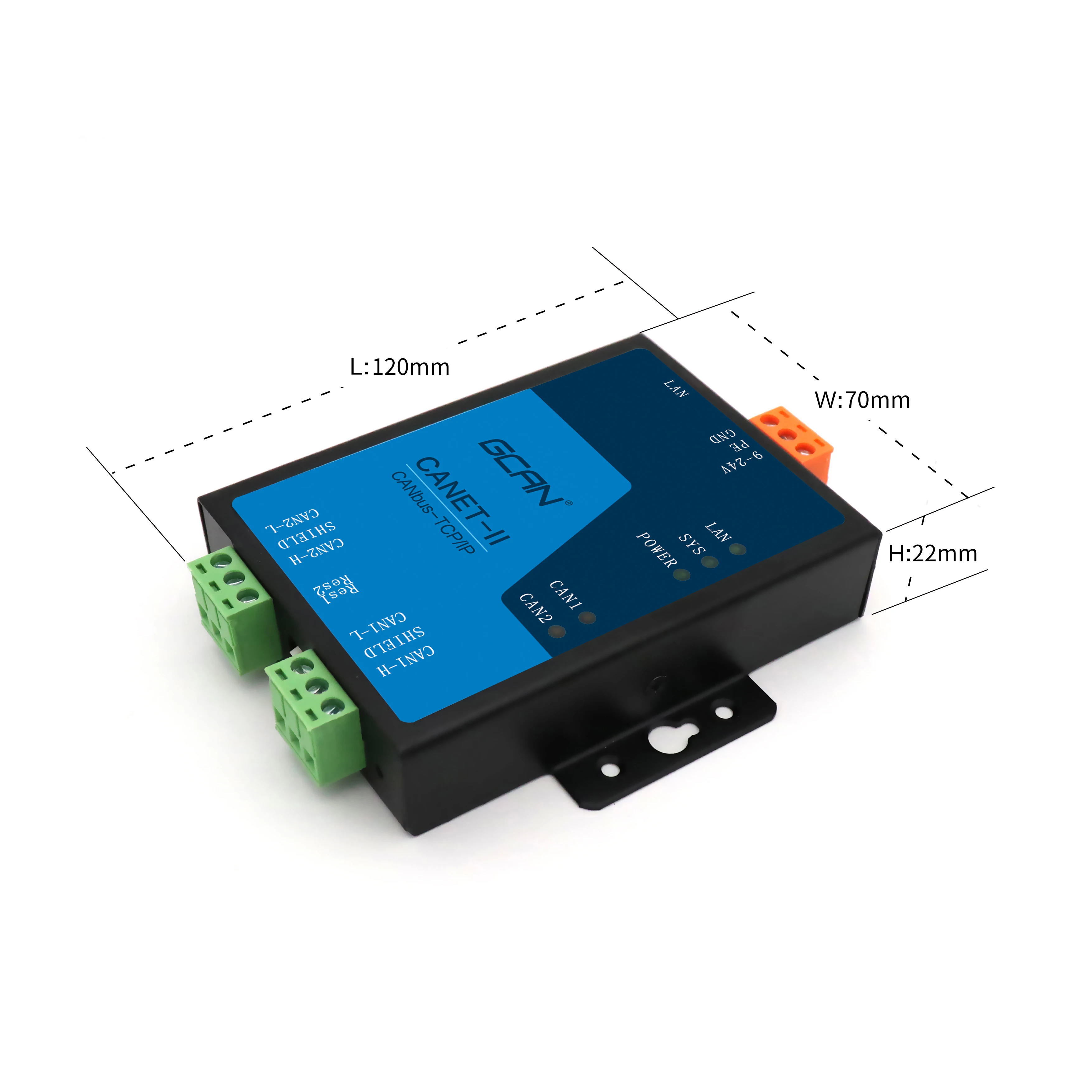 Высококачественный двухинтерфейсный конвертер Can Bus Modbus Can Gateway GCAN
Высококачественный двухинтерфейсный конвертер Can Bus Modbus Can Gateway GCAN