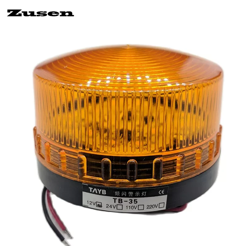 NEW2023 Zusen TB35-Y 12v 24v 110v 220v Yellow Security Alarm Strobe Signal Warning LED Lamp Small Flashing Light
NEW2023 Zusen TB35-Y 12v 24v 110v 220v Yellow Security Alarm Strobe Signal Warning LED Lamp Small Flashing Light