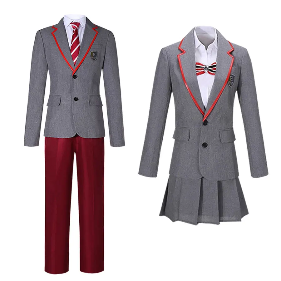 New TV Series Elite Season School Uniform Cosplay Costume Men Women Halloween Party Show JK Outfits XS-XL
New TV Series Elite Season School Uniform Cosplay Costume Men Women Halloween Party Show JK Outfits XS-XL