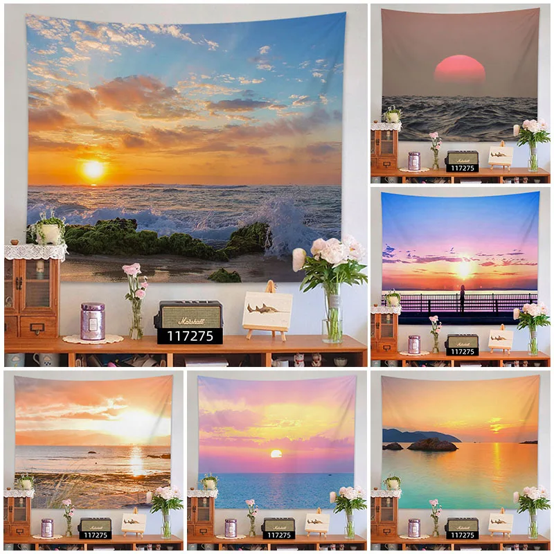 Golden Sunrise Over the Sea Tapestry Wall Hanging Home Dormitory Bedroom Background Decor Cloth
Golden Sunrise Over the Sea Tapestry Wall Hanging Home Dormitory Bedroom Background Decor Cloth