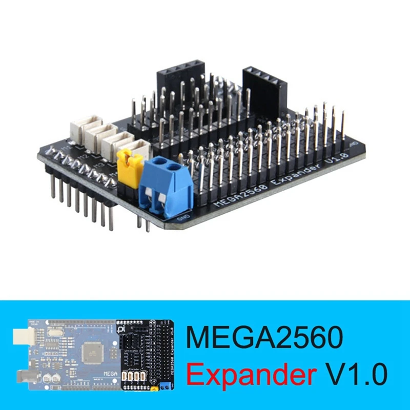 Плата расширения MEGA2560, модуль драйвера двигателя Mega2560 Gpio, многофункциональная Плата расширения для Arduino
Плата расширения MEGA2560, модуль драйвера двигателя Mega2560 Gpio, многофункциональная Плата расширения для Arduino