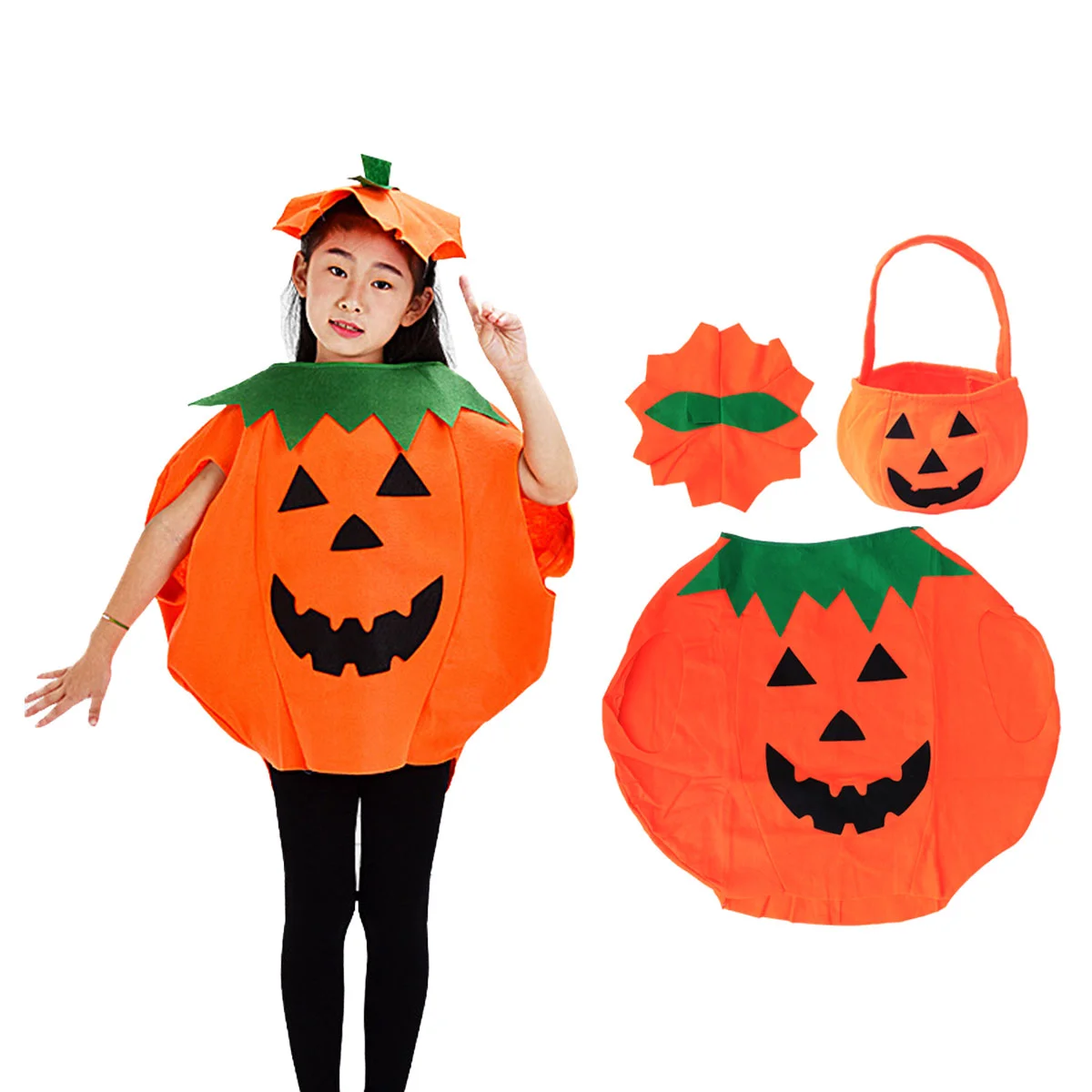 Pumpkin Cloak Cosplay Fancy Dress Adults Children Party Girl Clothes Kids Clothing Fairy wings
Pumpkin Cloak Cosplay Fancy Dress Adults Children Party Girl Clothes Kids Clothing Fairy wings