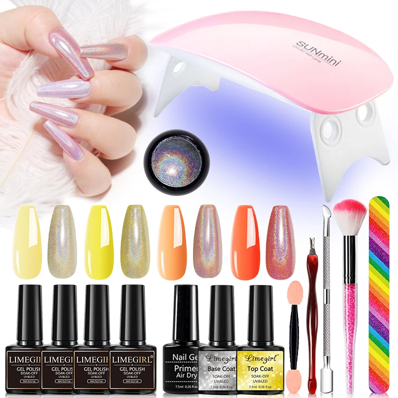 Limegirl Manicure Kit Gel Nail Polish Semi-Permanent UV Varnish Soaked Gel Polish Nail Polish Kit Base Coat Professional Manicur
Limegirl Manicure Kit Gel Nail Polish Semi-Permanent UV Varnish Soaked Gel Polish Nail Polish Kit Base Coat Professional Manicur