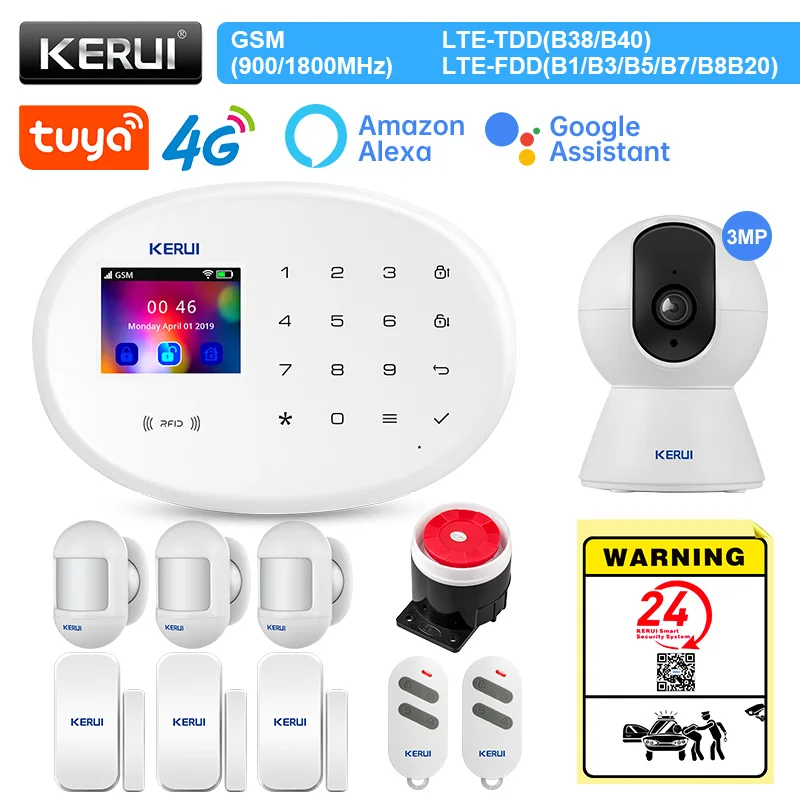 W204 4G WIFI GSM Central Alarm Tuya APP Alarm System Smart Home Security Protection 8 Language Anti Theft Alarm Package 2.4 inch
W204 4G WIFI GSM Central Alarm Tuya APP Alarm System Smart Home Security Protection 8 Language Anti Theft Alarm Package 2.4 inch