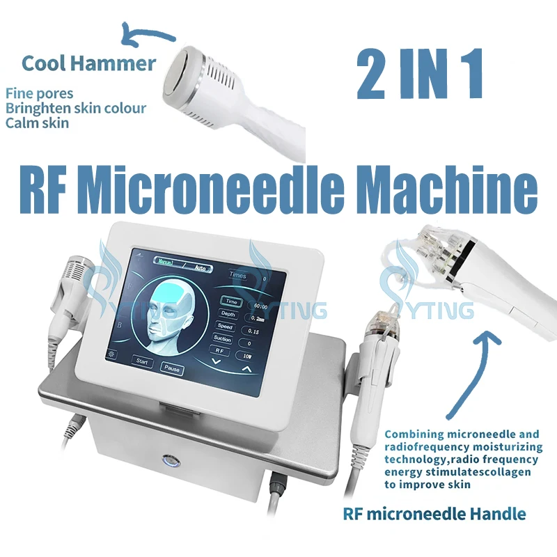 RF Microneedle Radio Frequency 2 In 1 Acne Removal Machine with Cold Hammer Face Lifting Skin Tightening Anti Wrinkle
RF Microneedle Radio Frequency 2 In 1 Acne Removal Machine with Cold Hammer Face Lifting Skin Tightening Anti Wrinkle