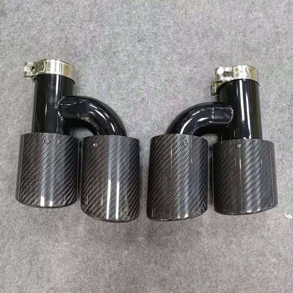 Carbon Fiber Look Exhaust Tips Stainless Steel Car Exhaust Muffler Tip Pipes OO-OO For Audi Car Accessories
Carbon Fiber Look Exhaust Tips Stainless Steel Car Exhaust Muffler Tip Pipes OO-OO For Audi Car Accessories