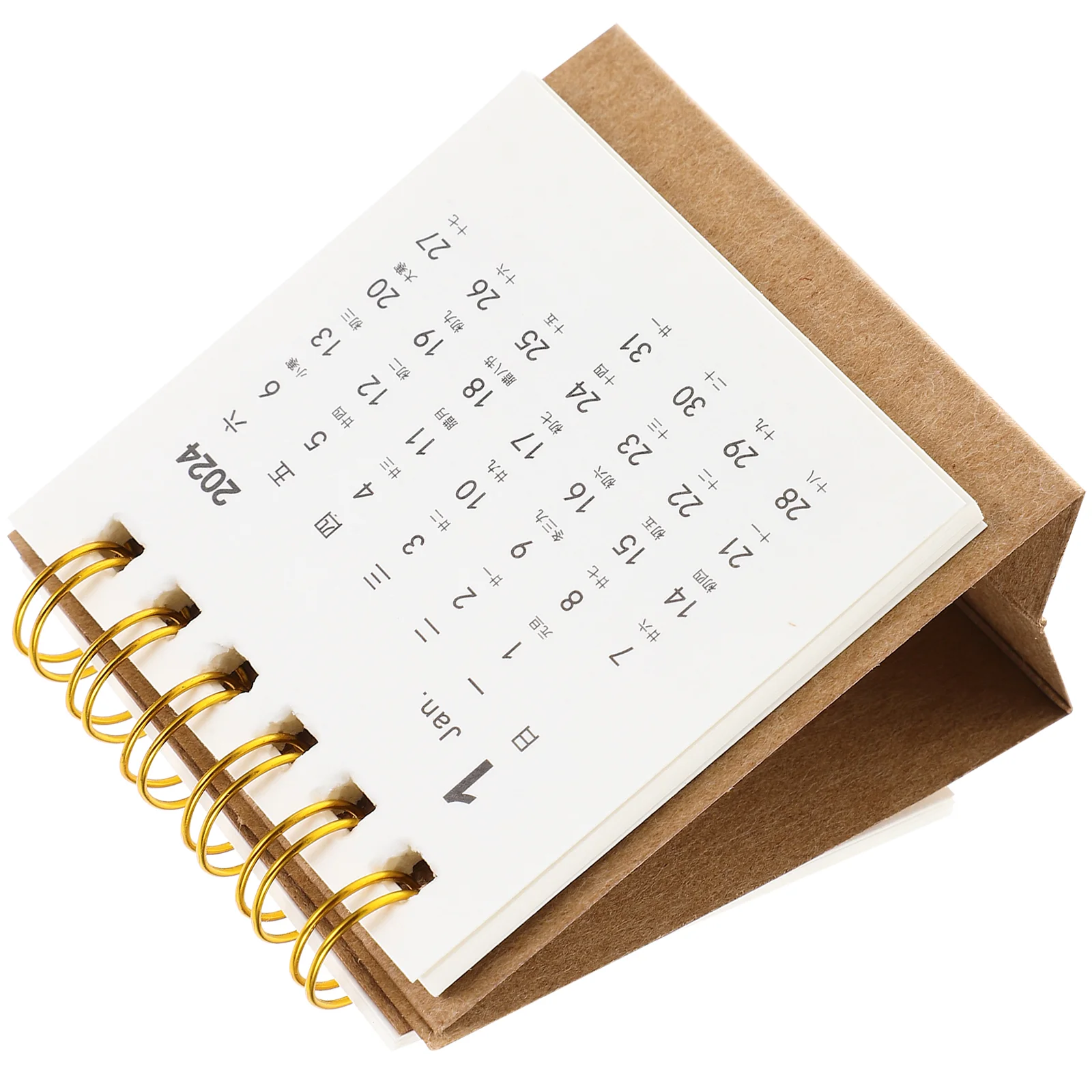 

Настольный календарь, ежедневное использование, ежемесячные карманные календари, настольные еженедельные стендовые блоки, настольная крафт-бумага, 2024