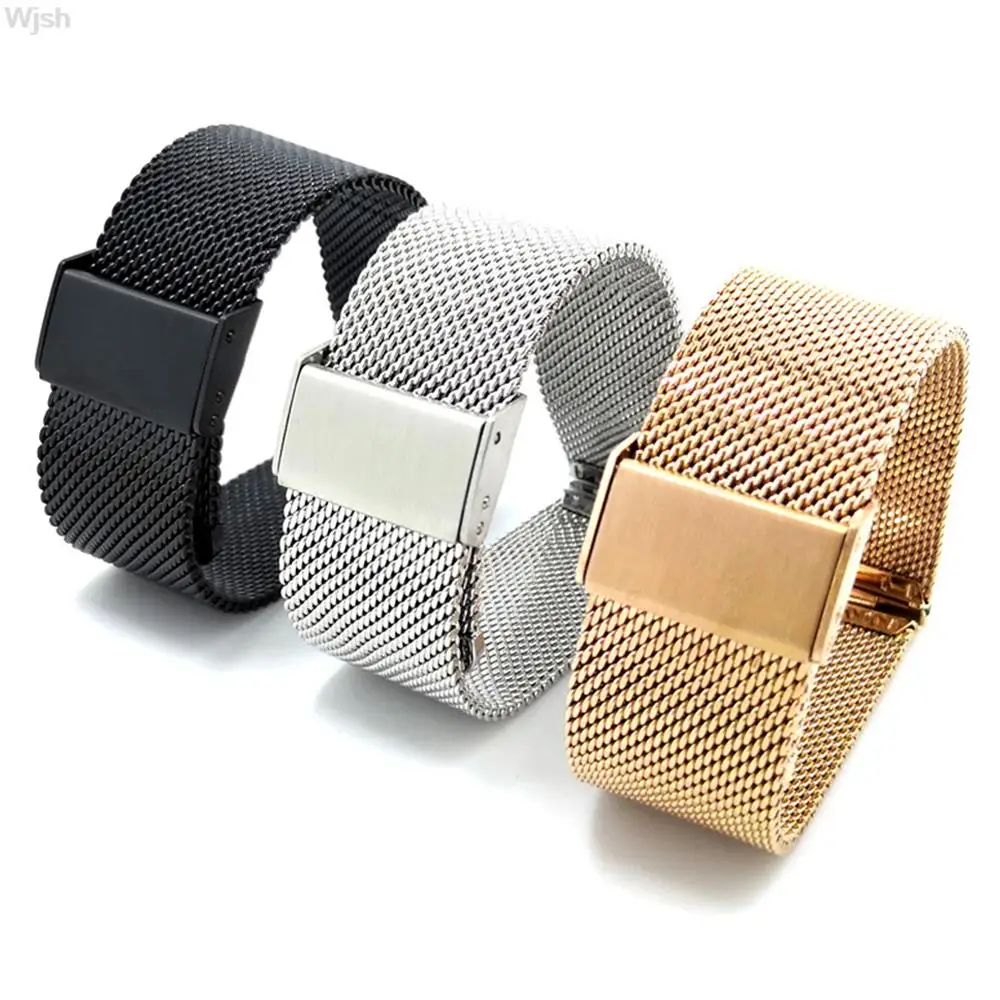 18mm 20mm 22mm Quick Release Milanese Strap Stainless Steel Universal Band Bracelet for Samsung Galaxy Watch 42/46mm Huawei gt 2
18mm 20mm 22mm Quick Release Milanese Strap Stainless Steel Universal Band Bracelet for Samsung Galaxy Watch 42/46mm Huawei gt 2