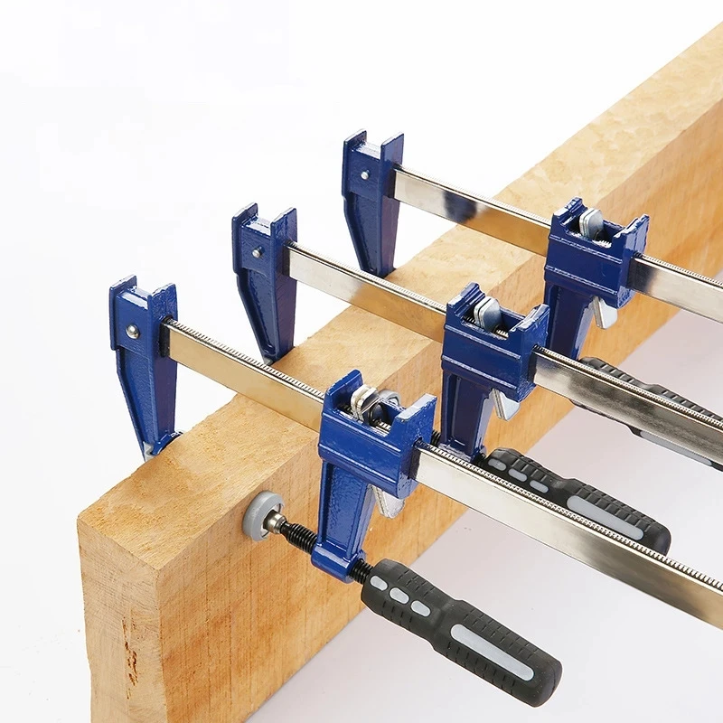 6/10Inch Heavy Duty F Clamp Quick Ratchet Wood Working Clamping Tool Aluminum Alloy Rubber Handle Woodworking Clamp Dropshipping
6/10Inch Heavy Duty F Clamp Quick Ratchet Wood Working Clamping Tool Aluminum Alloy Rubber Handle Woodworking Clamp Dropshipping