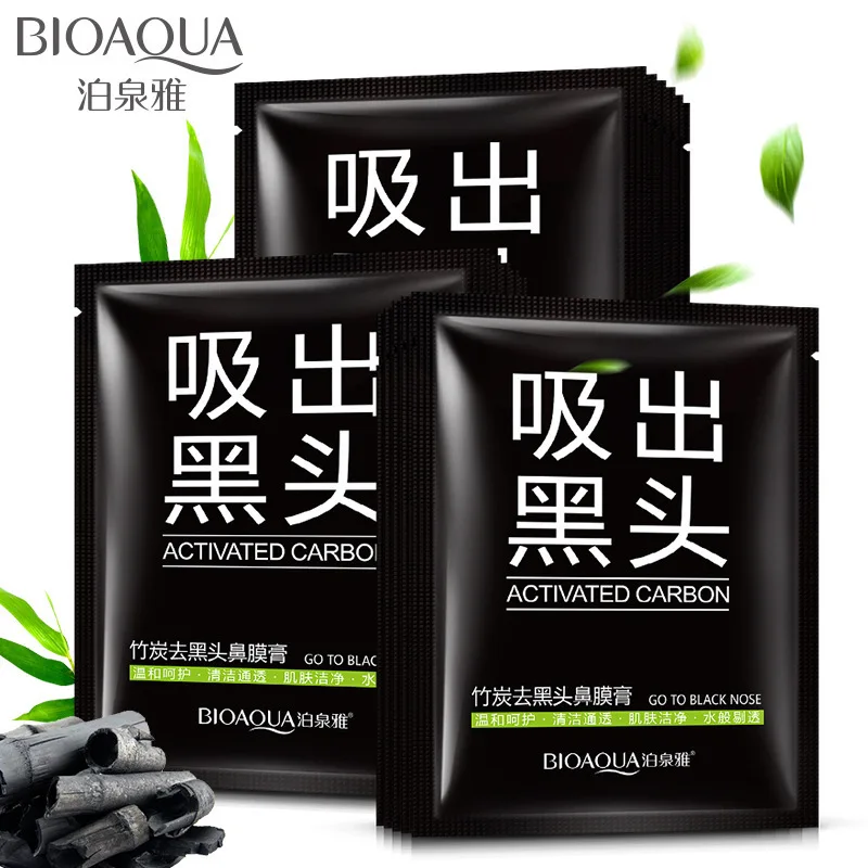BIOAQUA bamboo charcoal nasal membrane paste t area care clean skin shrink pores to black head nose paste
BIOAQUA bamboo charcoal nasal membrane paste t area care clean skin shrink pores to black head nose paste