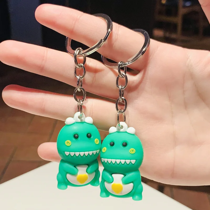 Cute Little Dinosaur Silicone Keychains Women Cartoon Animal Car Keyring Virgin Girls Backpack Bag Toy Key Chain Accessories
Cute Little Dinosaur Silicone Keychains Women Cartoon Animal Car Keyring Virgin Girls Backpack Bag Toy Key Chain Accessories