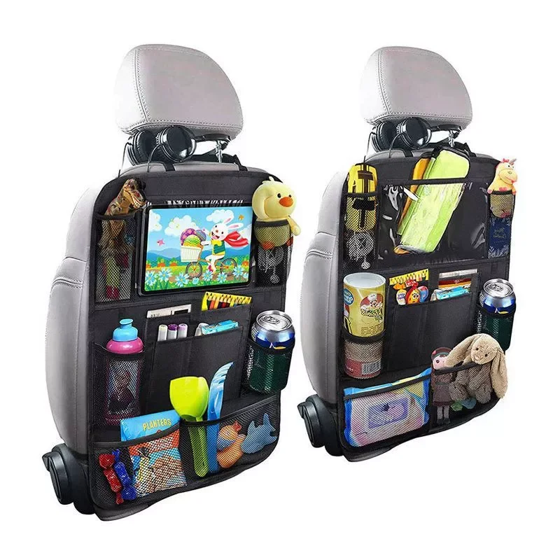 2pcs Car Seat Back Organizer 9 Storage Pockets with Touch Screen Tablet Holder Protector for Kids Children Car Accessories
2pcs Car Seat Back Organizer 9 Storage Pockets with Touch Screen Tablet Holder Protector for Kids Children Car Accessories