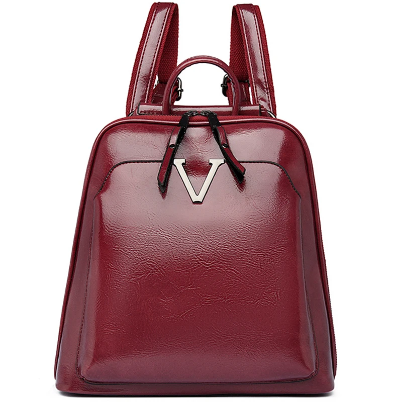 Travel Bagpack Ladies Bookbag Rucksack Women Large Capacity Backpacks Purses High Quality Leather Female Vintage Bag School Bags
Travel Bagpack Ladies Bookbag Rucksack Women Large Capacity Backpacks Purses High Quality Leather Female Vintage Bag School Bags