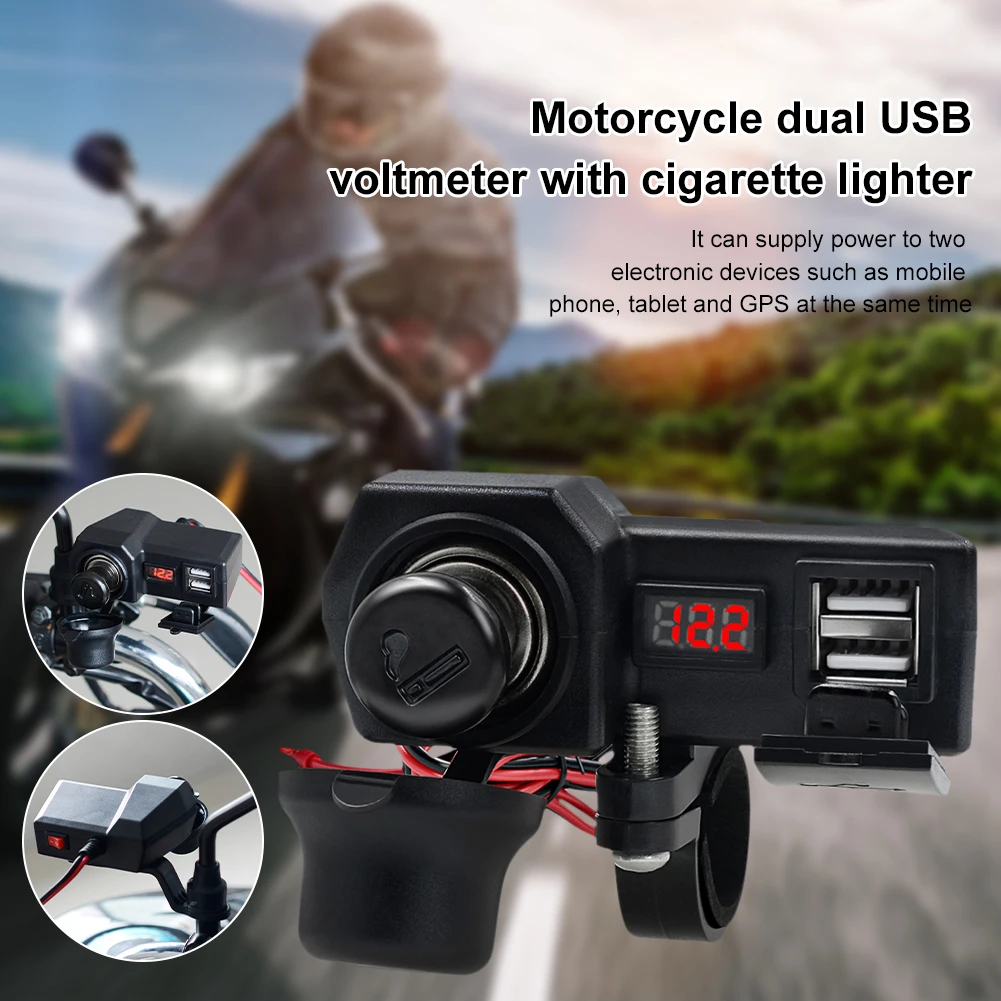 Waterproof Motorcycle Handlebar USB Charger 3.4A Moto Adapter Power Supply Socket For Phone Mobile Motorbike Cigarette Lighter
Waterproof Motorcycle Handlebar USB Charger 3.4A Moto Adapter Power Supply Socket For Phone Mobile Motorbike Cigarette Lighter