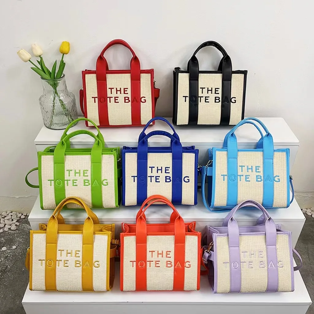 Elegant Ladies Straw Woven Handbag Women Holiday Beach Weaving Tote Bag Top-Handle Bags Small Fashion Retro Shoulder Bags Summer
Elegant Ladies Straw Woven Handbag Women Holiday Beach Weaving Tote Bag Top-Handle Bags Small Fashion Retro Shoulder Bags Summer