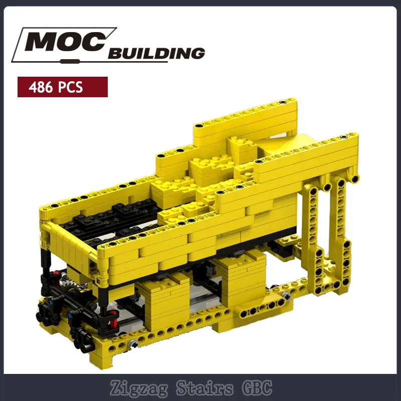 Great Ball Contraption Technology Bricks MOC Zigzag Stairs GBC Building Block Science Creative Toys Educational Gifts
Great Ball Contraption Technology Bricks MOC Zigzag Stairs GBC Building Block Science Creative Toys Educational Gifts